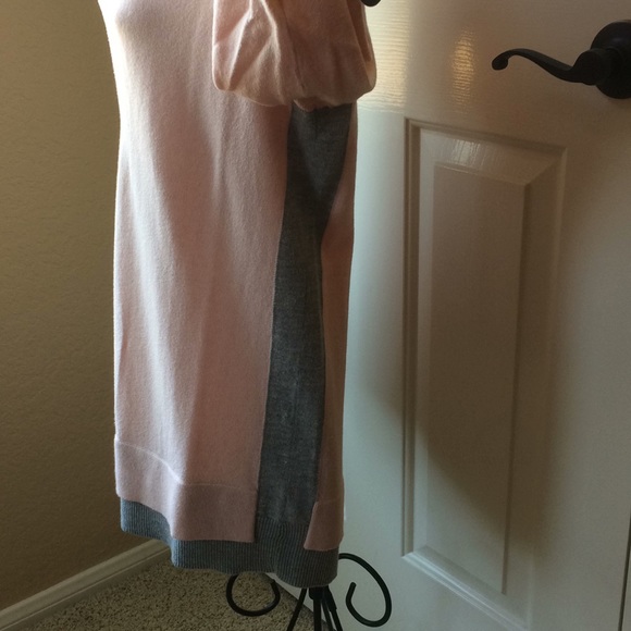 Light pink with gray trim sweater - Picture 3 of 4